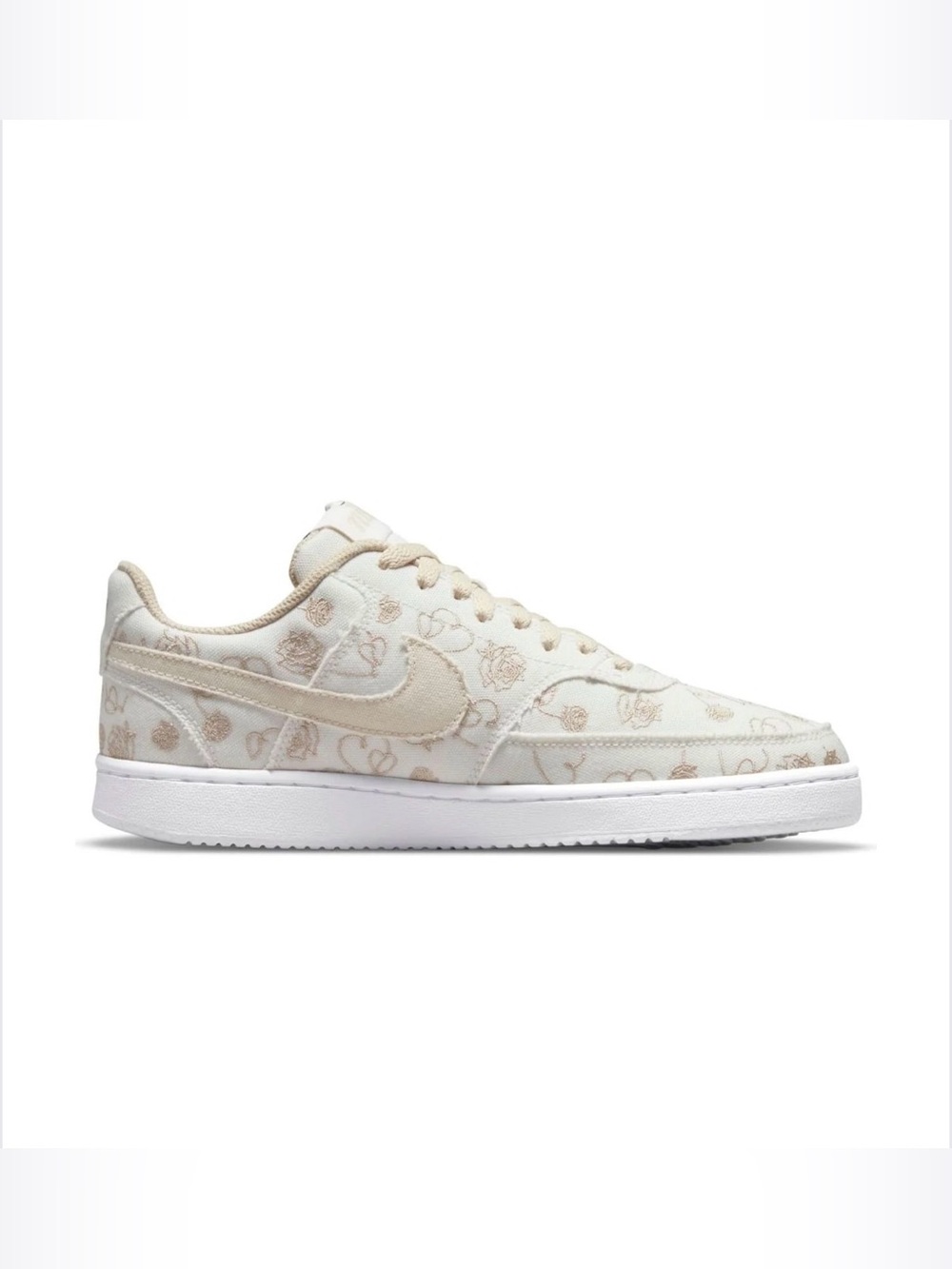 Women’s Nike court vision low Valentine’s Day edition 11 embroidered casual chic